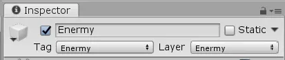 몬스터 tag, layer 설정